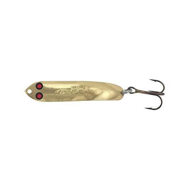 Thomas Eel Wiggler Spoon, 1 18 Oz, Gold R323G Zoro
